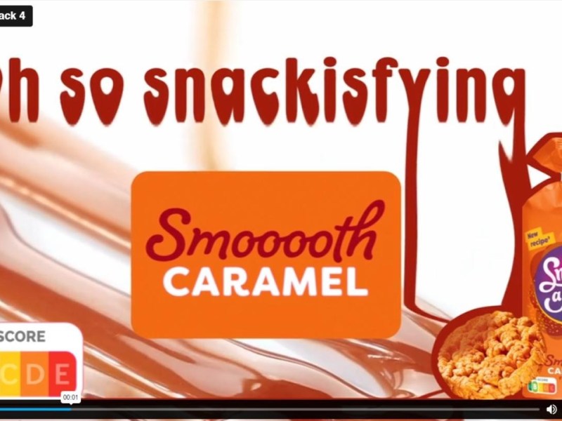 SnackAJacks Project – social media adverts – smooth caramel