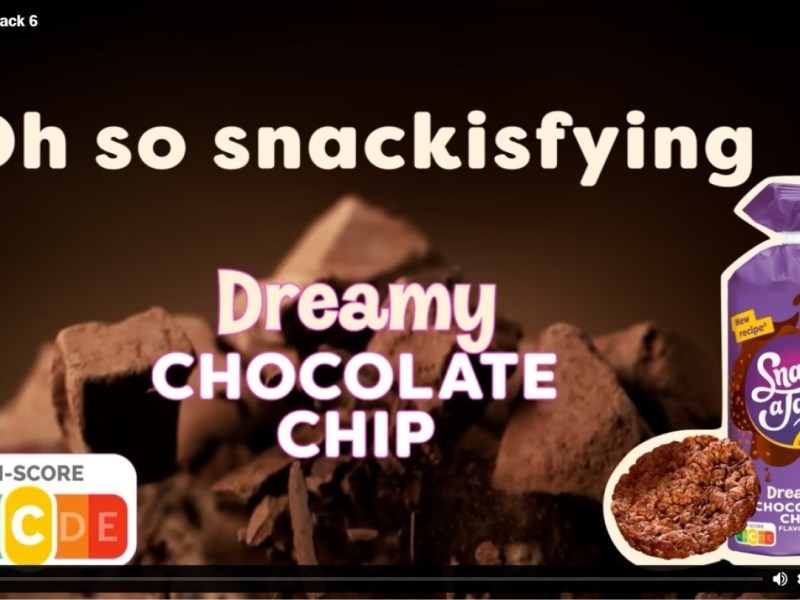 SnackAJacks Project – social media adverts – dreamy chocolate